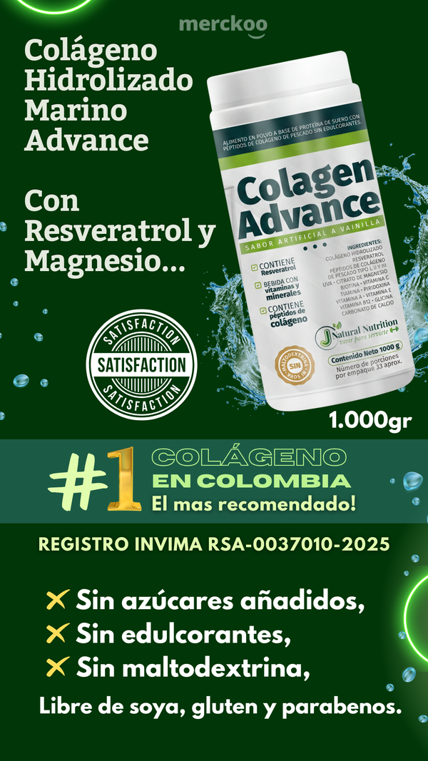 Colágeno Hidrolizado Marino Advance