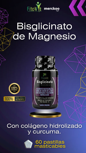 Bisglicinato de Magnesio con Cúrcuma y Colágeno
